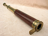 Georgian 2 draw marine telescope signed J W Norie & Co. 